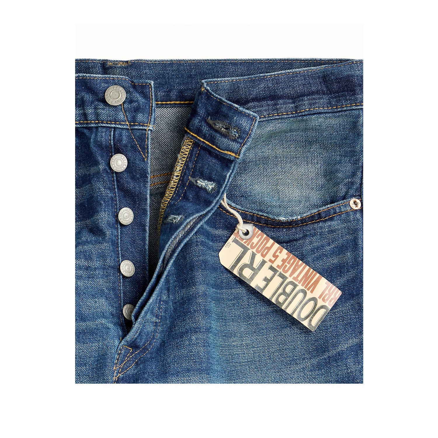RRL Vintage 5 Pocket Jean Grandfalls Wash