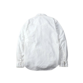 The Flat Head FN-SCW-003L Chambray Western Shirt White FINAL SALE