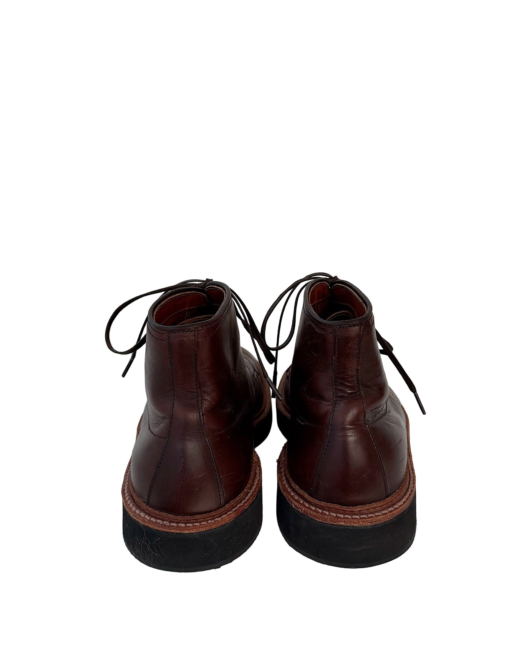 Alden x Snake Oil Provisions Figueroa Plain Toe Boot Brown Chromexcel PRE-OWNED/ FINAL SALE