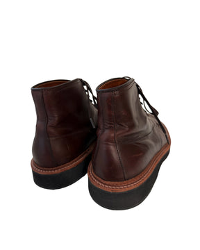 Alden x Snake Oil Provisions Figueroa Plain Toe Boot Brown Chromexcel PRE-OWNED/ FINAL SALE