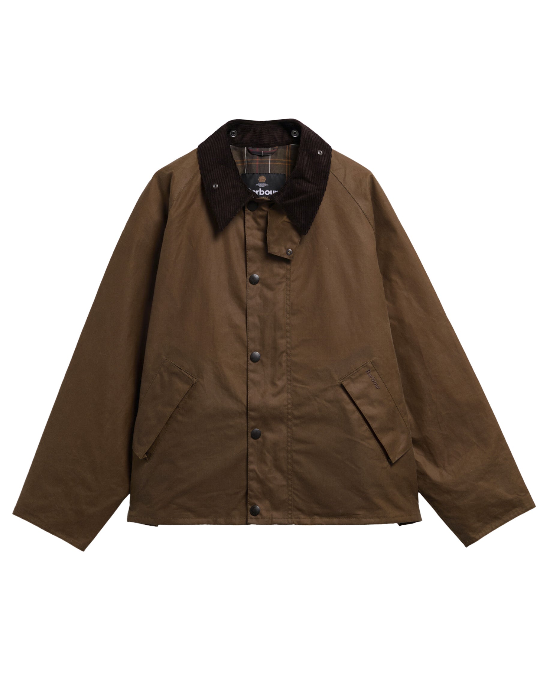 Barbour OS Transport Wax Jacket Sand