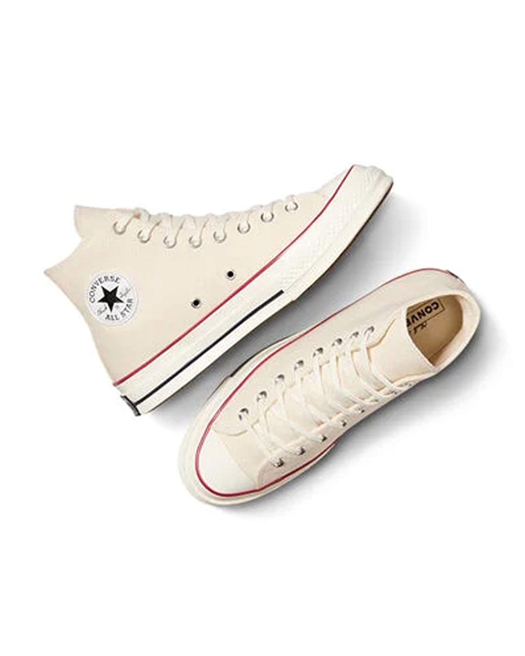 Converse Chuck 70 Canvas Unisex High Top Shoe Parchment/ Garnet/ Egret