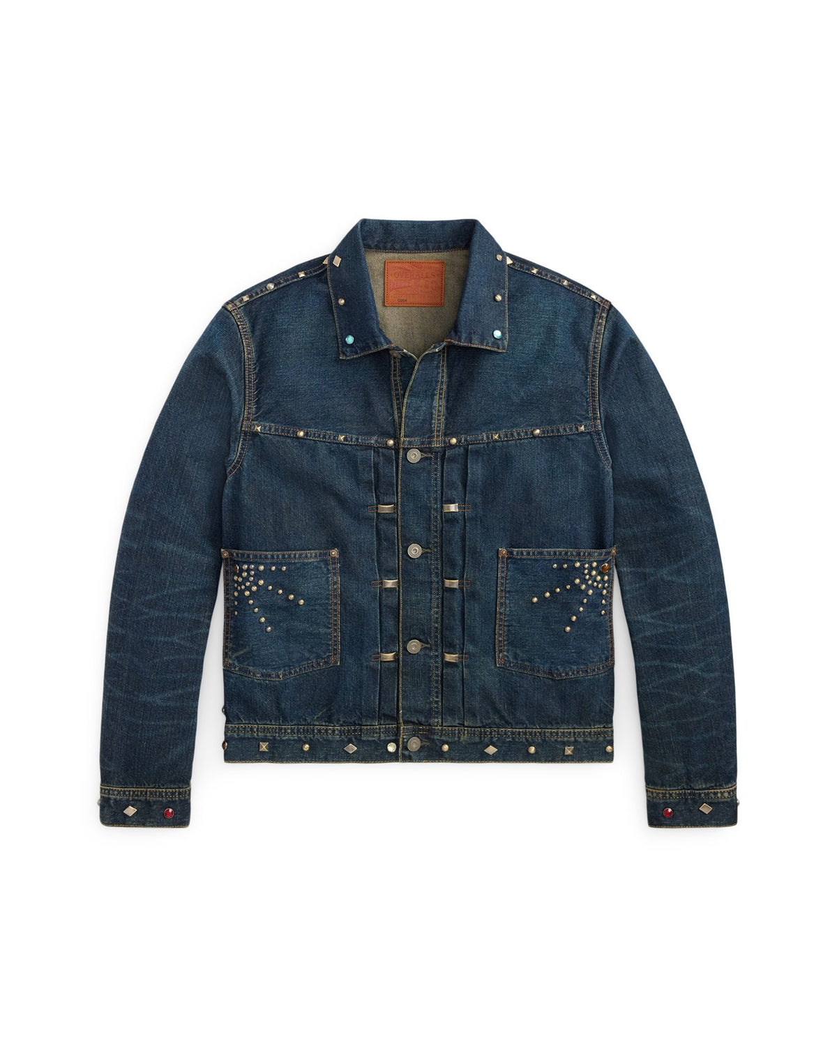 RRL Ridgewood Studded Denim Trucker Jacket