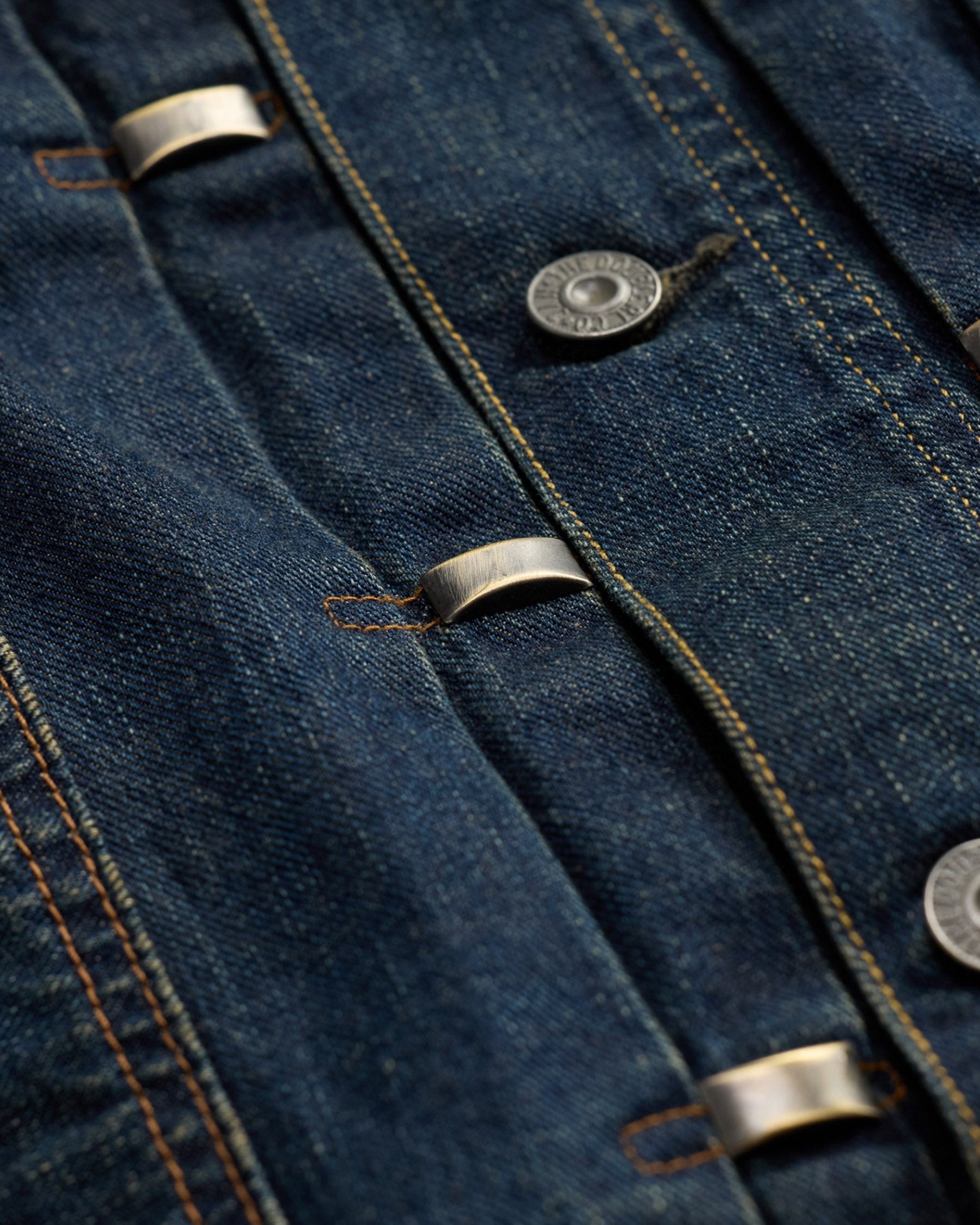 RRL Ridgewood Studded Denim Trucker Jacket