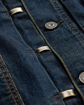 RRL Ridgewood Studded Denim Trucker Jacket