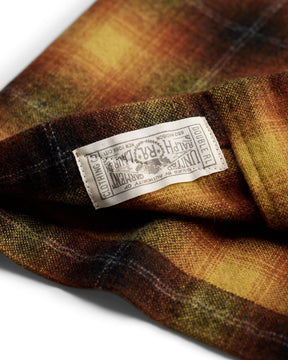 RRL Wool-Blend Camp Shirt Orange/ Yellow