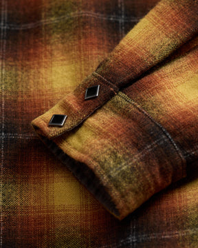 RRL Wool-Blend Camp Shirt Orange/ Yellow