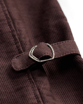 RRL Leather Sleeve Baseball Jacket Vintage Burgundy