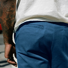 Imogene + Willie Oceanside Relaxed Pant in Postman Blue