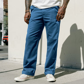 Imogene + Willie Oceanside Relaxed Pant in Postman Blue