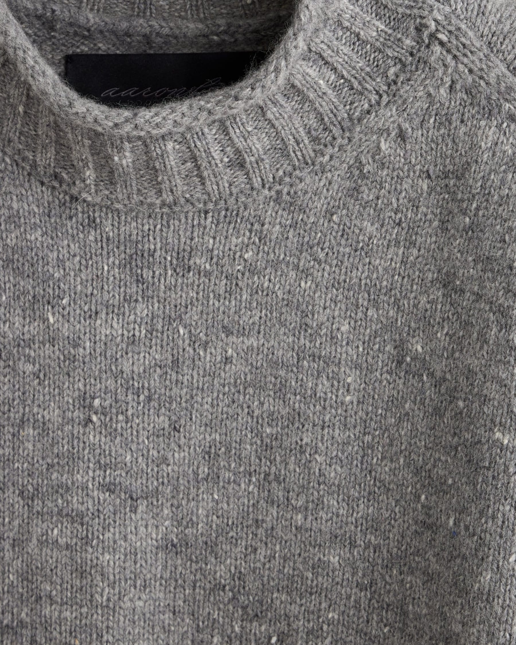 Aaron Levine New York Rollneck Sweater Gray