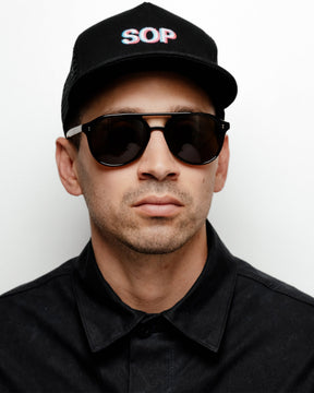 SALT. Rockwood Black | Polarized Glass Deep Brown Lens