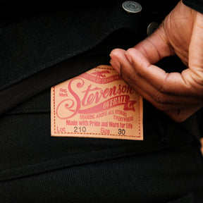 Stevenson Overall Co. Big Sur 210 Jean Black FINAL SALE