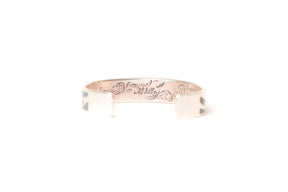Mt. Hill Silver Chipped Inlaid Turquoise Thunderbolt Cuff