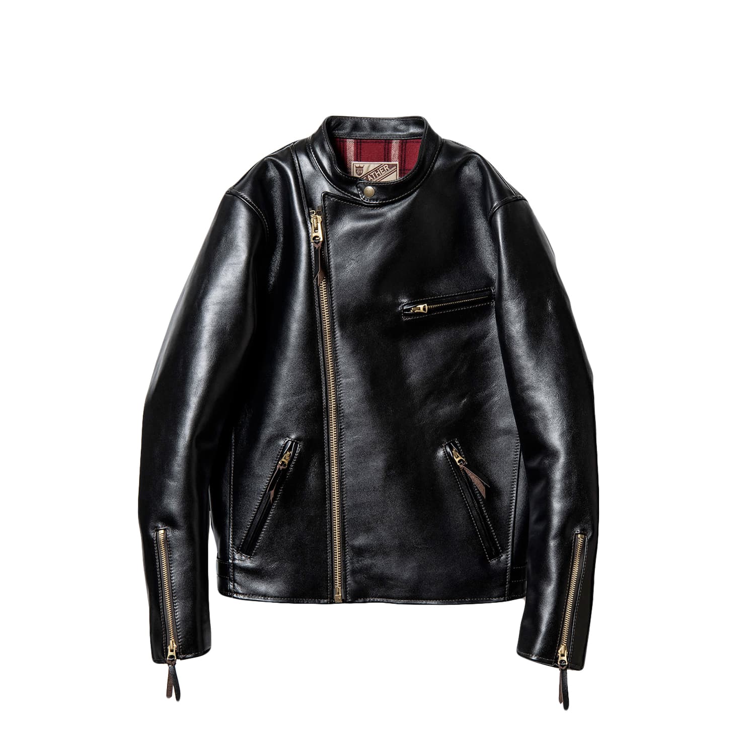 Y'2 Leather HR-01 Vintage Horse Single Riders Jacket Black