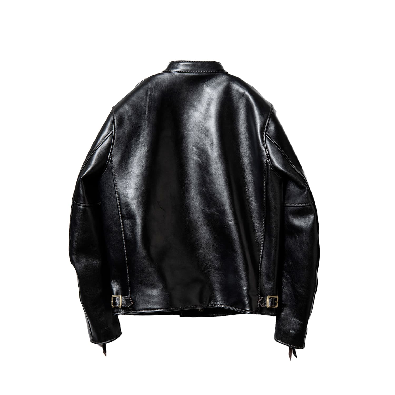 Y'2 Leather HR-01 Vintage Horse Single Riders Jacket Black