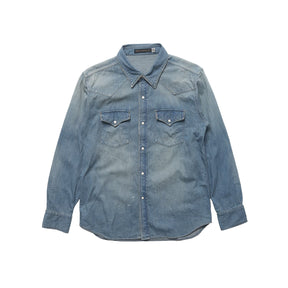 Full Count 4894HW Denim Western Shirt Hand Wash