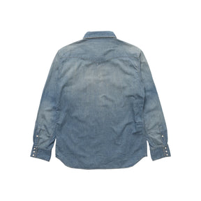 Full Count 4894HW Denim Western Shirt Hand Wash